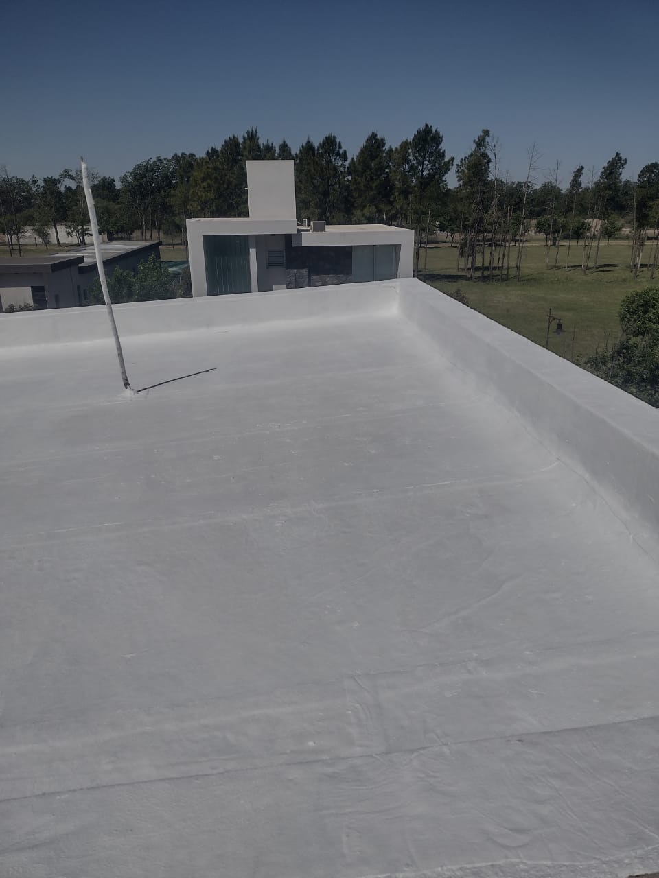 Techo impermeabilizado membrana líquida terraza Córdoba